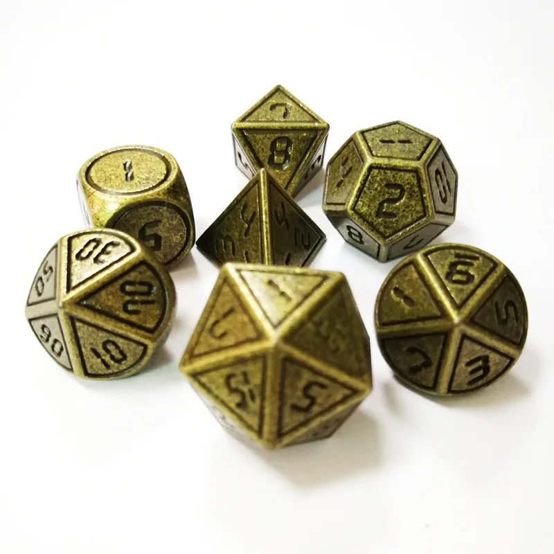 7 шт. выход новый шрифт Подземелья и Драконы MTG РГС D & игральные кости ДНД доска