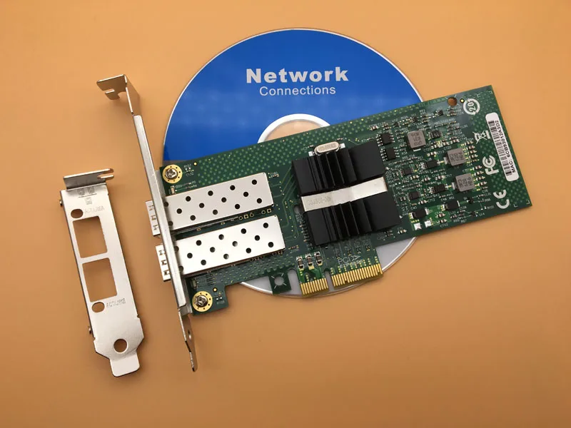 82576 чипсет с двойным портом SFP PCI E X4 адаптер волоконного сервера E1G42EF 1000 МБ