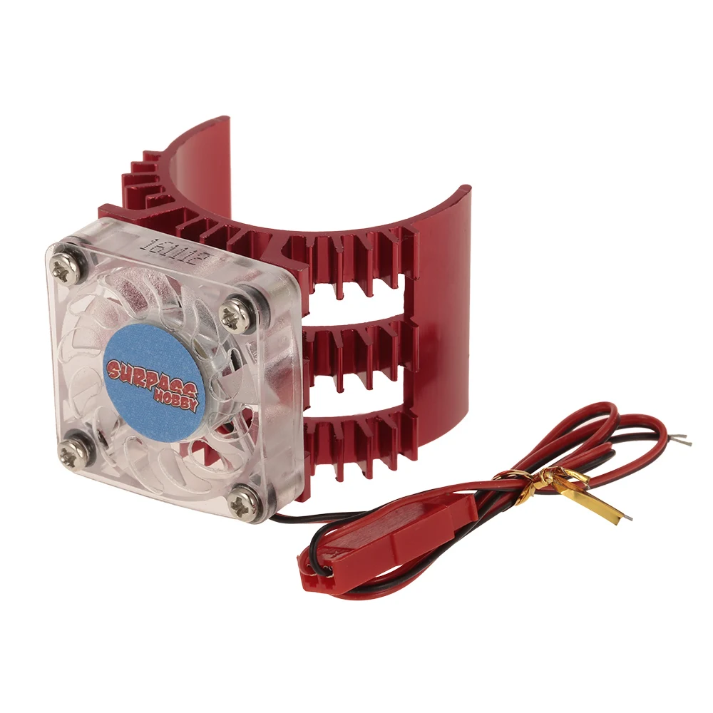 Радиатор двигателя с охлаждающим вентилятором для RC автомобиля 1/10 HSP HPI Wltoys Kyosho