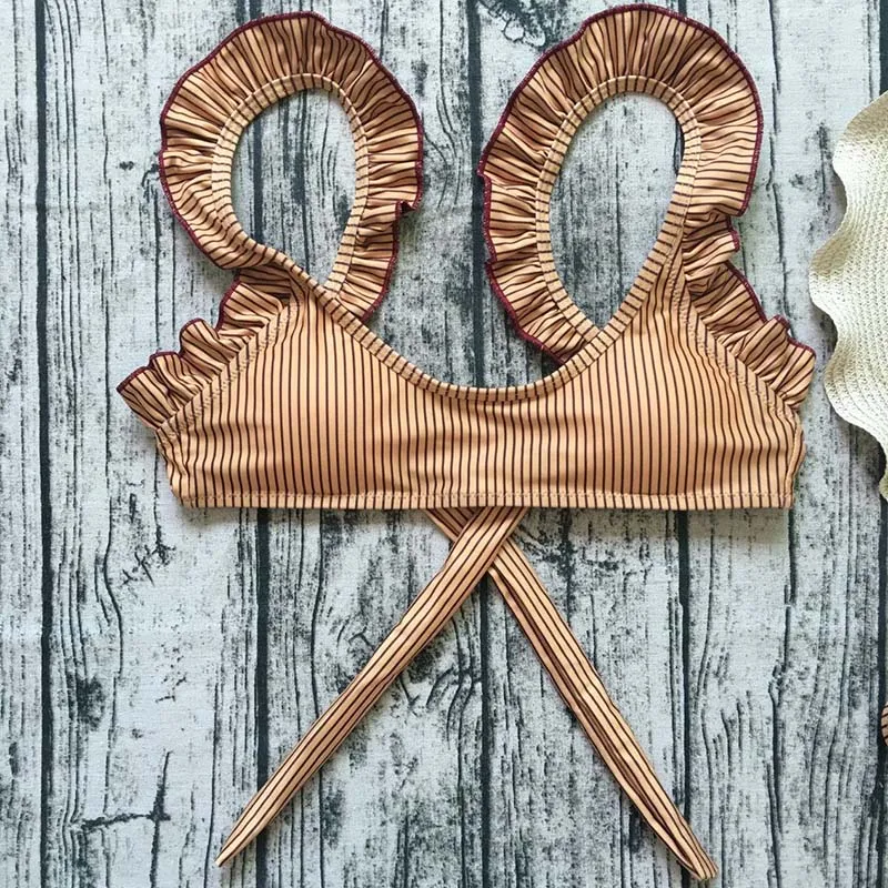 Новый Трусики бикини Для женщин Купальники для малышек 2017 Сексуальная Холтер Push