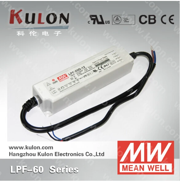 Оригинальный Meanwell LPF 60D 12 60 Вт работающего на постоянном токе В в источника