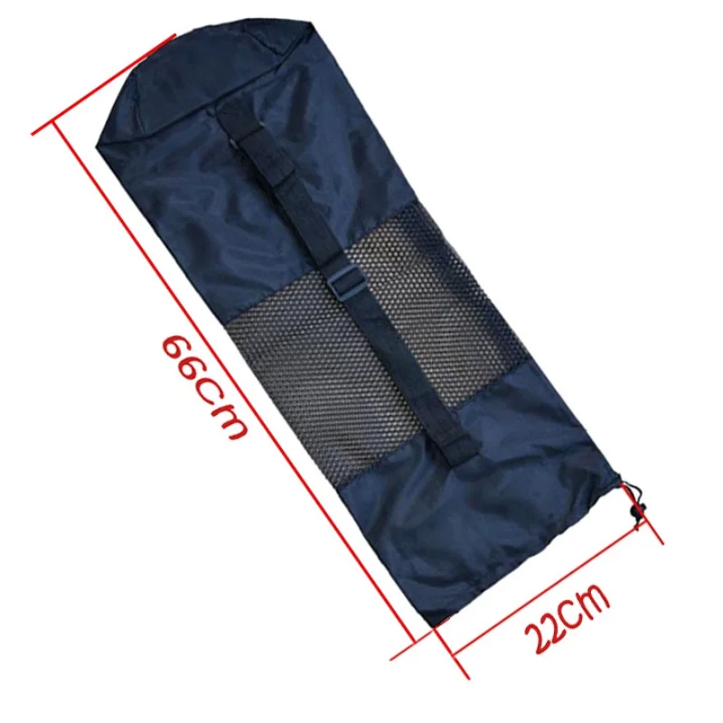

Mat Bag Portable Yoga Case Nylon Pilates Carrier Mesh Adjustable Strap Sport Tool Style Without Mat