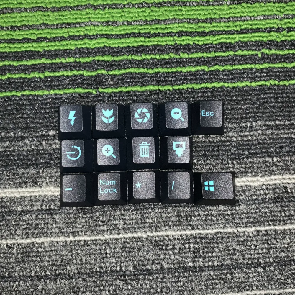 PBT 5 лицо Сублимация Keycap выделенная механическая клавиатура вишня высота клавиатуры колпачки для ключей