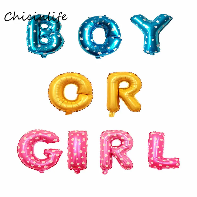 Chicinlife пол раскрывает вечерние воздушный шар "Конфетти" он или она? Воздушные шары для мальчиков или девочек, вечерние воздушные шары с голубым сердцем