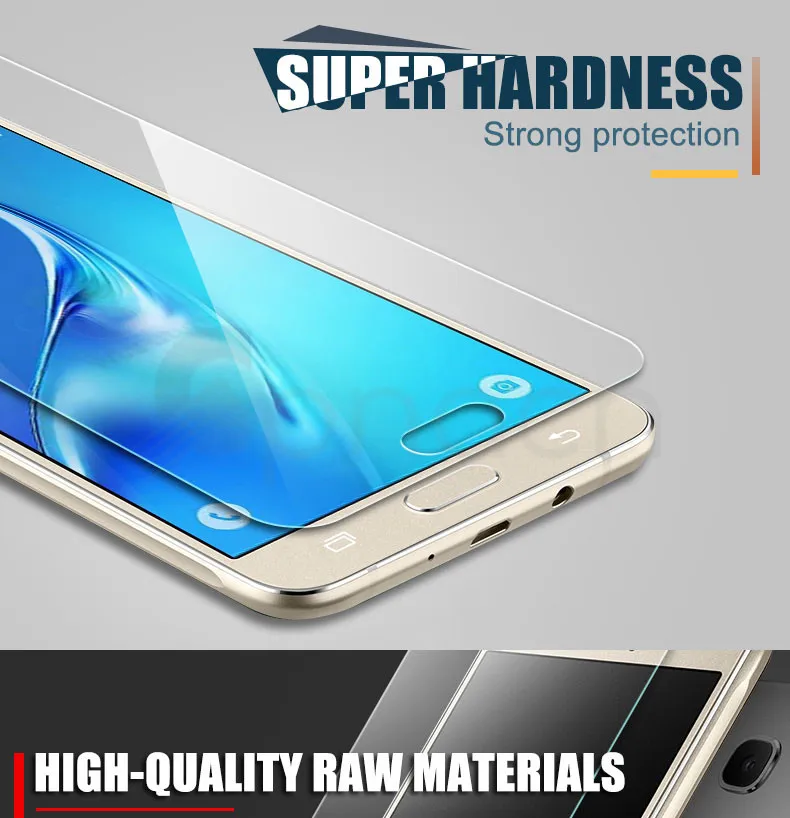 GPNACN с уровнем твердости 9H 0,22 мм закаленное Стекло для samsung Galaxy J3 J5 J7 A3 A5 A7 J510 J710 Экран защитная плёнка для НУА Вэй