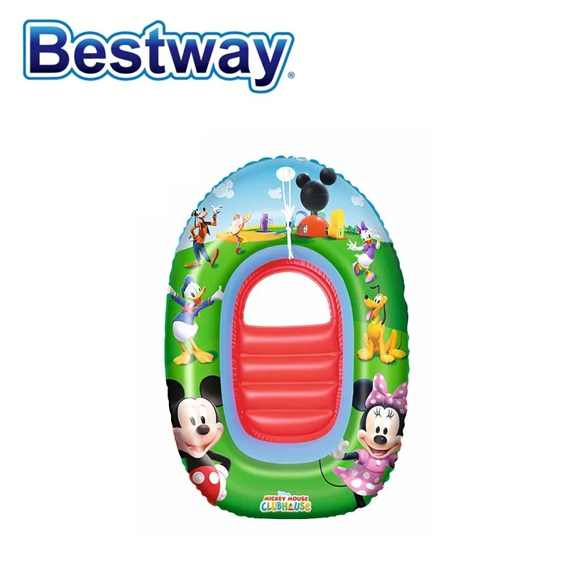 

91003 Bestway 40"x27" Children Raft 1.02mx69cm Inflatable Boat Inflatable Seat Ring Infant Swimming Floater for Kids
