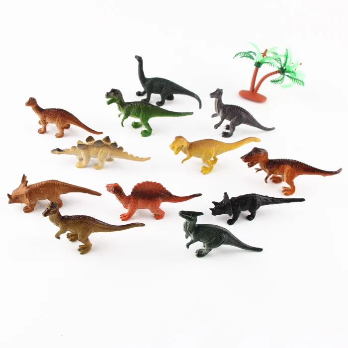 Динозавр горячая Распродажа пластиковый игрушечный набор для модели детей 12