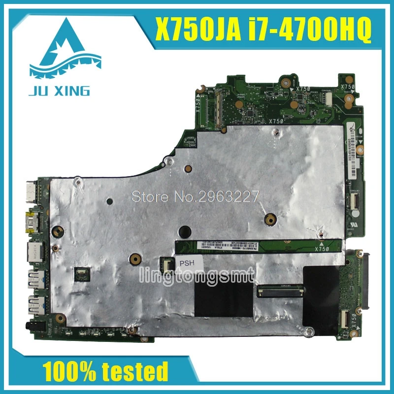 X750JA материнская плата i7 4700HQ REV2.0 для For Asus K750J K750JA ноутбука Тест ОК|motherboard for asus|mainboard