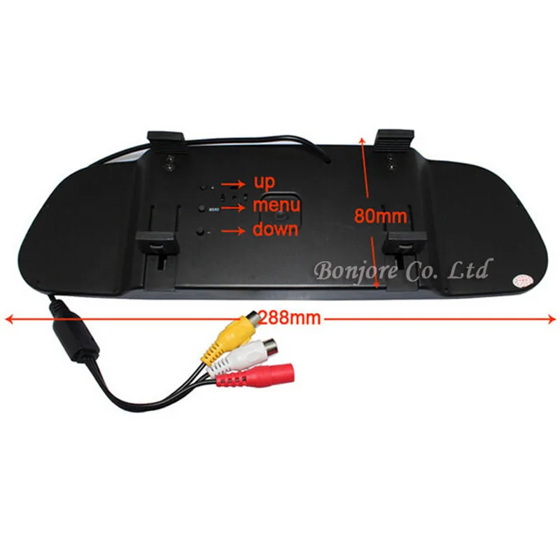 Автомобильное зеркало заднего вида 5 &quotцветной HD TFT LCD монитор 800*480 и