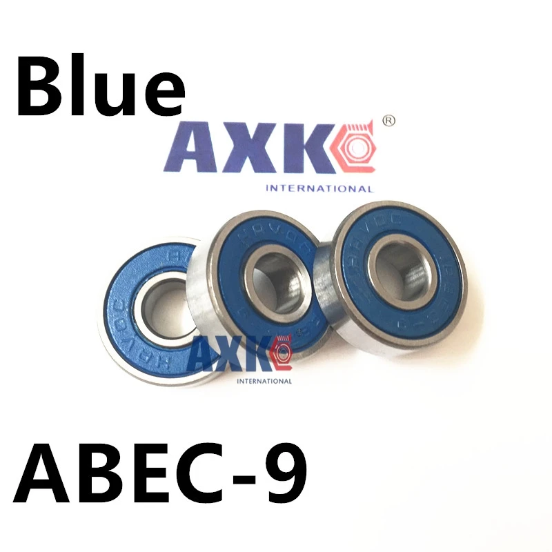 AXK хром Сталь 8X22X7MM шарикоподшипники для скейтборда 608RS 608ZZ ABEC 7 9 EMQ Z3V3 608 2RS 608rs