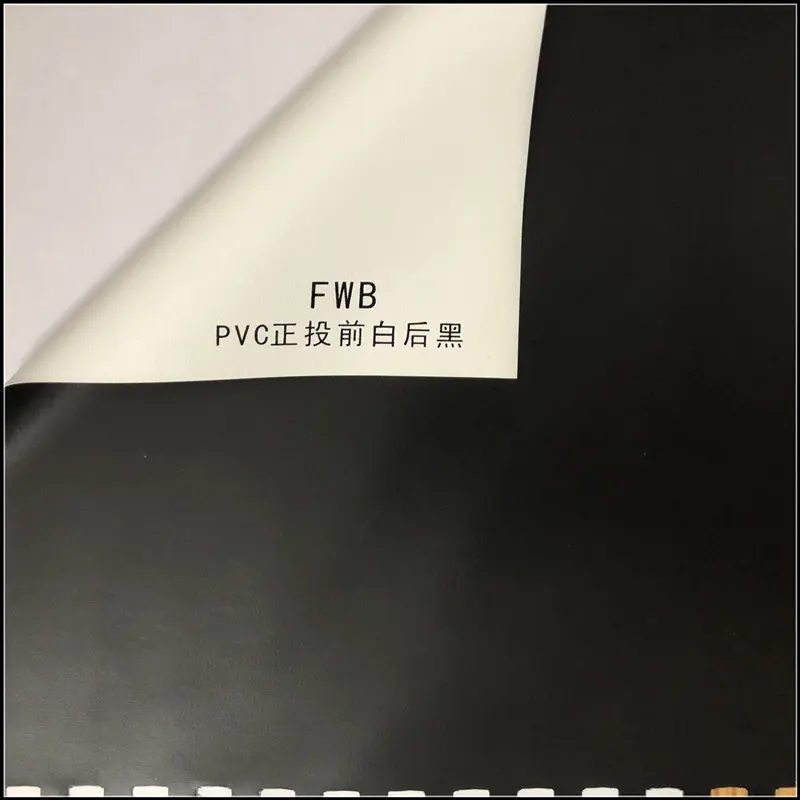 FWB фронтальный проектор Материал экрана с коэффициентом усиления 1,1 и 110 градусов