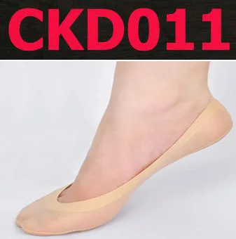 OLN 1 пара модные женские CKD001-026 носки хлопок невидимое нескользящее покрытие Лайнер без шоу Peds Низкий вырез ледяной Носок Лето горячий стиль EU23-34 - Цвет: CKD011