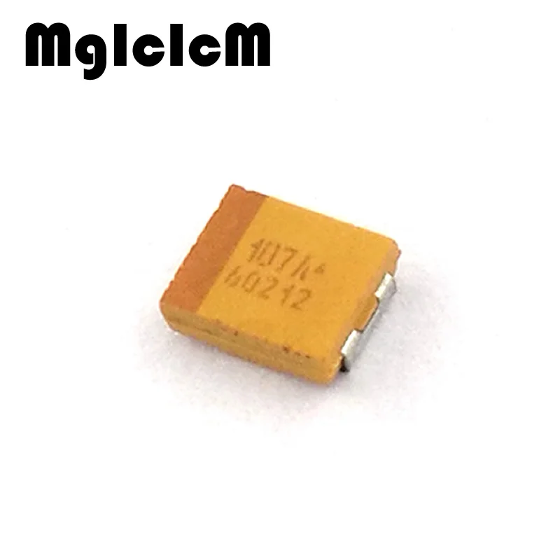 MCIGICM 20шт B 3528 100 мкФ 10В SMD Танталовый конденсатор | Электронные компоненты и