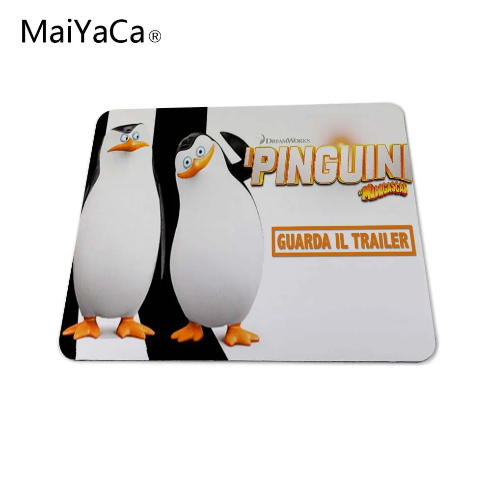 MaiYaCa заказной высокоскоростной дизайн Pinguin винтажный Стильный коврик для мыши игровой Прямоугольный Коврик для мыши