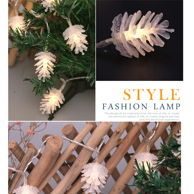 Warm White LED String Light Decorative Constantly Bright Glowing Lamp Lights Set string lights outdoor 40JA10 | Лампы и освещение