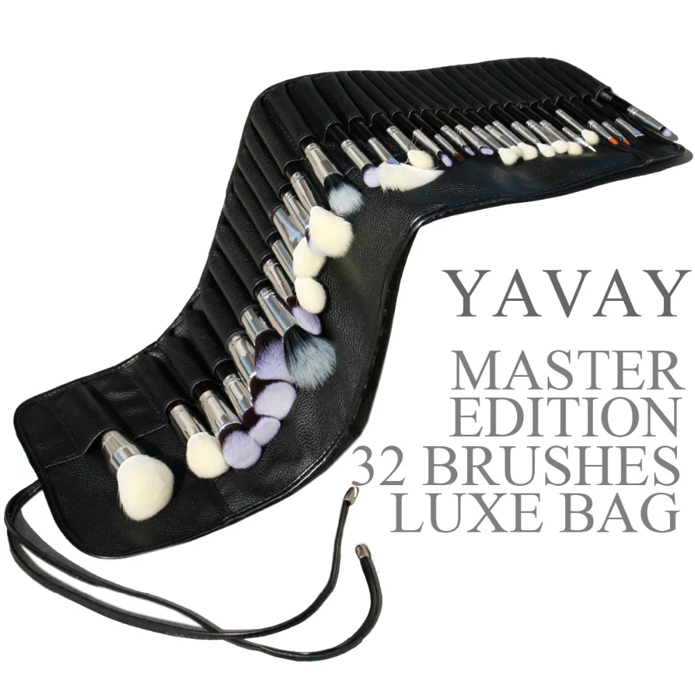 YAVAY 32 шт. MASTER EDITION кисти для макияжа Набор высокого качества синтетические кисть