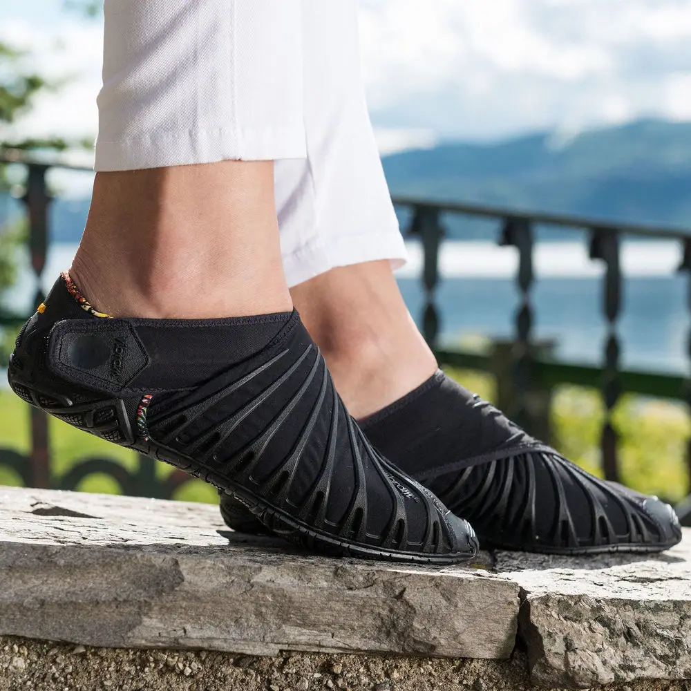 Vibram FUROSHIKI/Женская обувь из эластичной ткани; спортивная обувь для прогулок; супер-светильник; Переносные складывающиеся кроссовки с пятью пальцами для бега