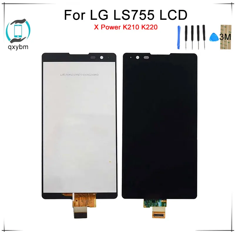 Для LG X power K220 K220DS F750K LS755 X3 K210 US610 K450 LCD + сенсорный экран дигитайзер Запасные части