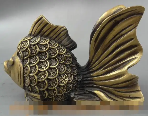 Бесплатная доставка S1536 китайская Бронзовая коллекция медная забавная в форме