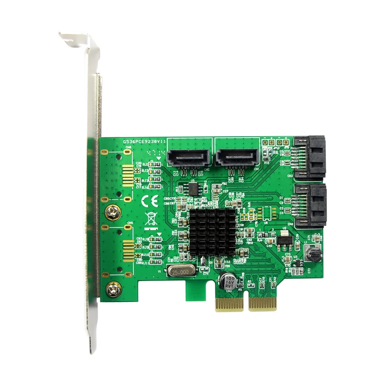Набор микросхем Marvell 4 порта SATA 6 Гбит/с PCI Express Карта контроллера PCI-e к 3 0 конвертер