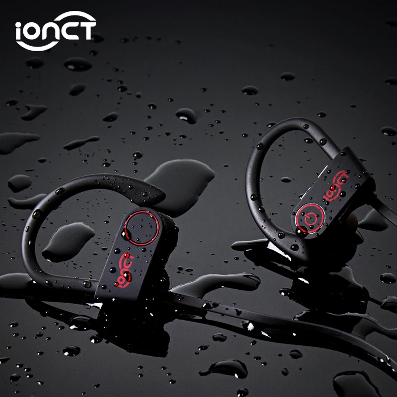 IONCT U8 5 0 Bluetooth наушники IPX7 водонепроницаемые AAC беспроводные спортивные басовые с