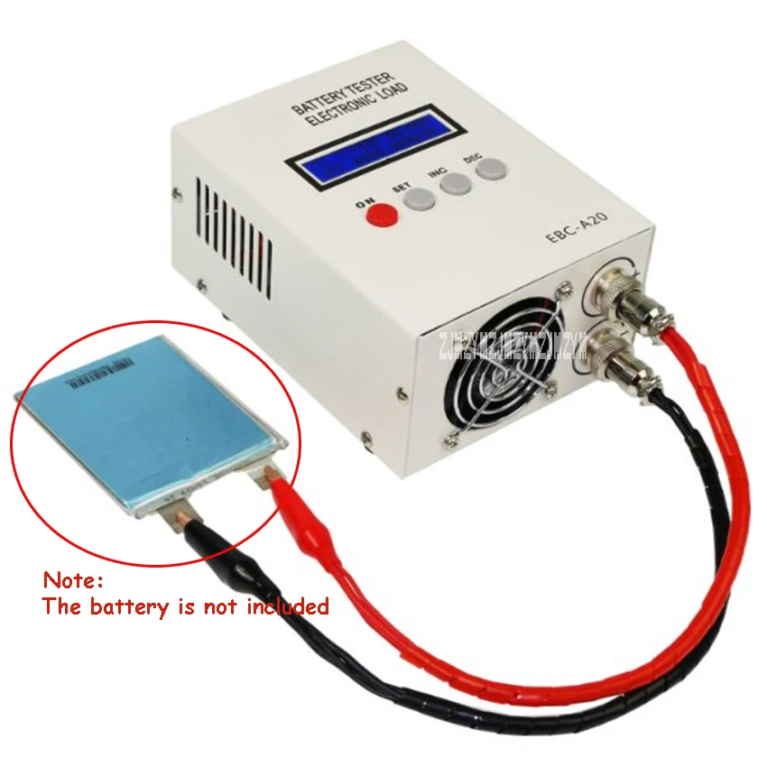

New EBC-A20 Portable Battery Tester Electronic Load Battery Capacity Tester Lithium Battery Charge Discharge Instrument 20A 85W