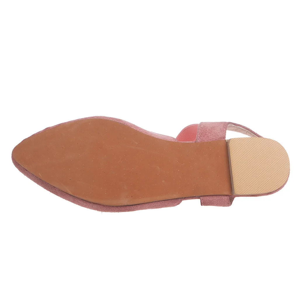 Роскошная женская обувь на плоской подошве закрытый каблук женские летние