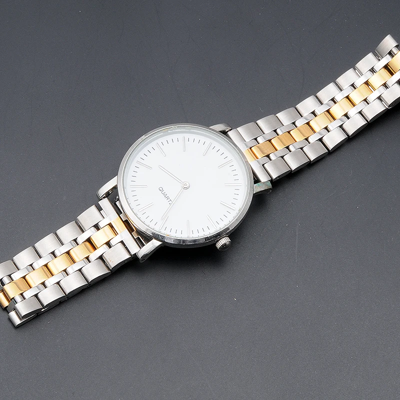 10MM 12MM 14MM 16MM 18MM 20MM Stainless Steel Watchbands Women Metal Watch Straps Silvery Golden Rose gold Watch bands