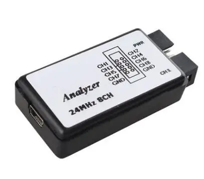 Логический анализатор хорошего качества USB Saleae 24 м 8 каналов с чипом-буфер