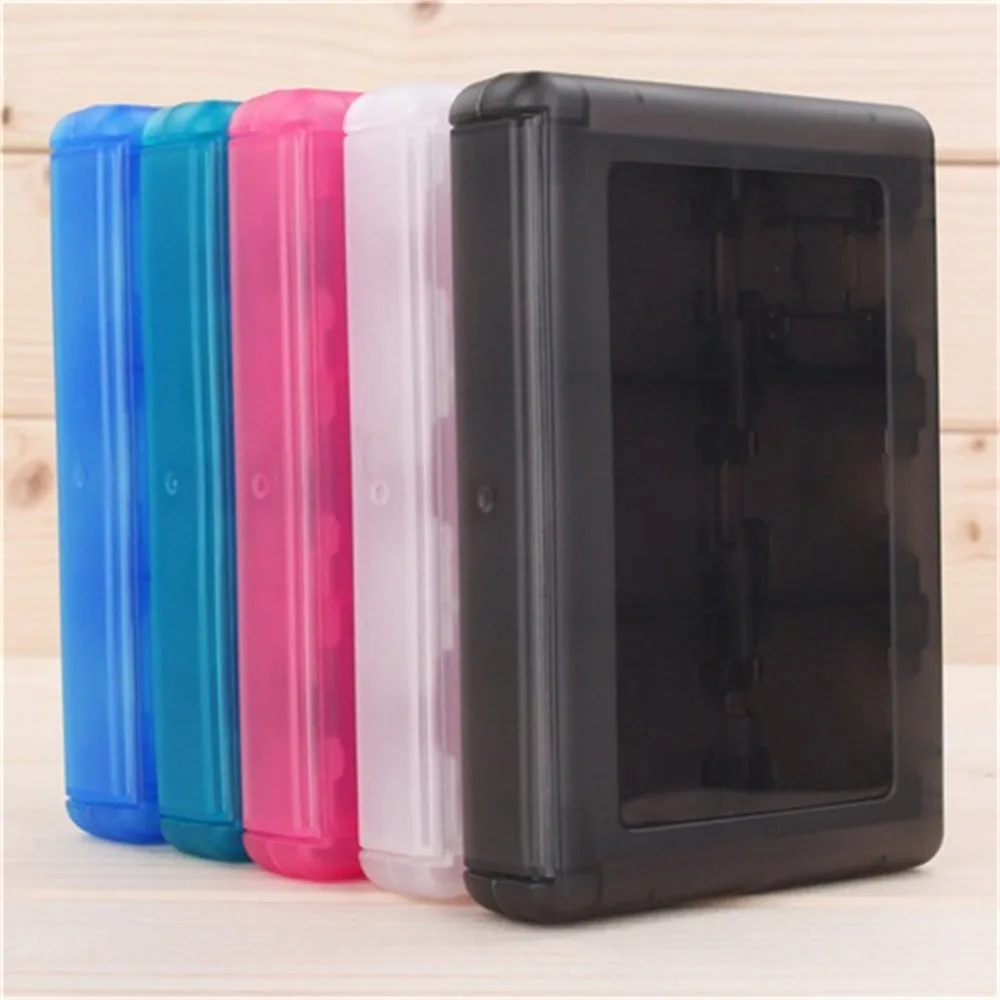 Чехол для игровой карты 24 в 1 держатель памяти Micro SD Find NDS 3DS LL XL пластиковые ящики