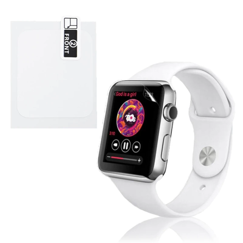 Полное покрытие экрана Защитная Гидрогелевая пленка для iWatch серии 1 2 3 38 мм 42