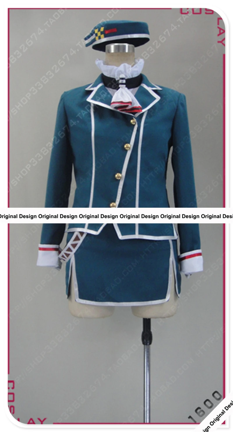Design 19 Kantai Коллекция KanColle Akagi Kaga Admiral Kantai Shimakaze Hibiki группа персонажей косплей костюм, индивидуальные принимаются - Цвет: Design 19
