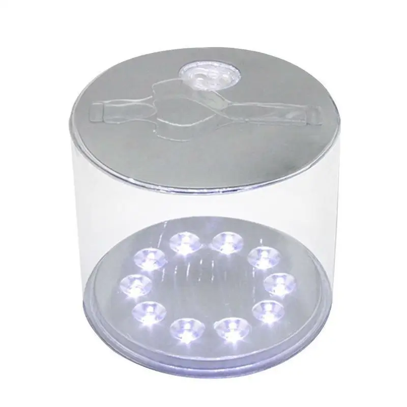 10LED кемпинг на солнечных батареях складной надувной портативный светильник
