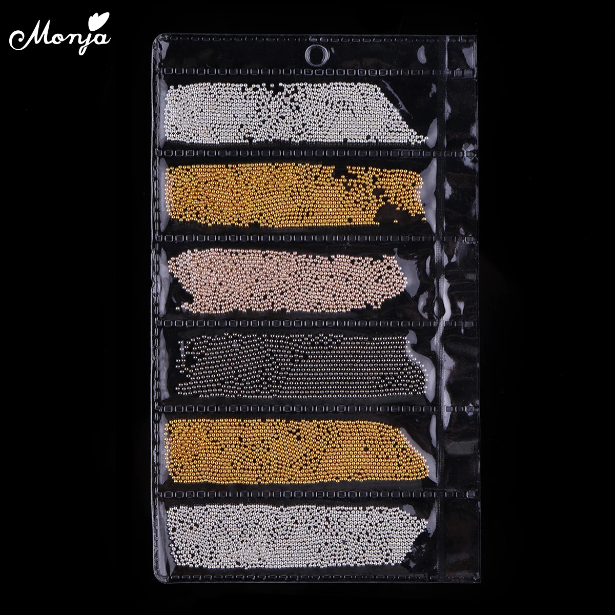 4 Colors Monja, 4 цвета, смешанные размеры, для дизайна ногтей, Металлические Мини Маленькие икры, смешанные бусины, Кристальные камни, 3D Шарм, стразы, сделай сам, украшения - Цвет: 4 Colors