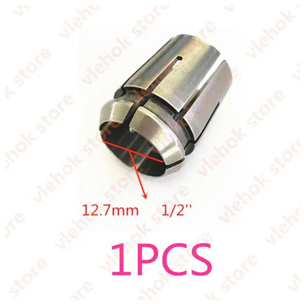 1PCS 1/" 12,7 мм втулка конусная Зажимная фреза Замена для MAKITA 3612BR 3612C 3612 RP1800 RP2300 патрон электроинструмент аксессуары электрические инструменты - Цвет: 1PCS