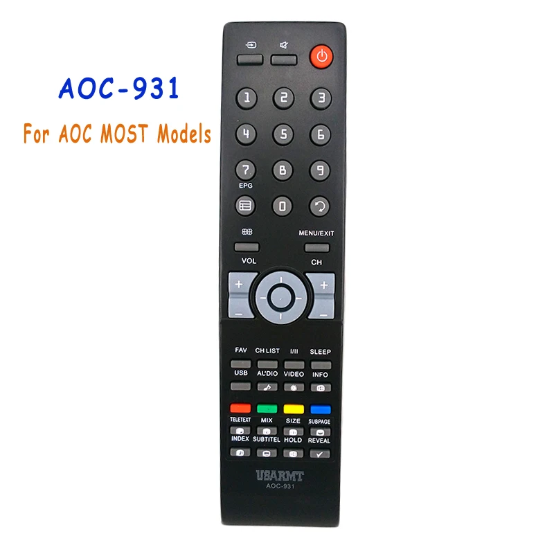 Новый пульт дистанционного управления AOC-931 для AOC TV большинства моделей Fernbedienung |