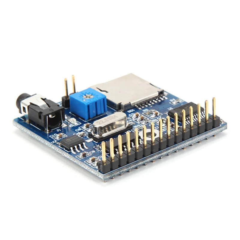 LEORY воспроизведения голоса, зарядная Модульная плата MP3 напоминание для Arduino DC5V 1A MP3 голосовые подсказки Поддержка MP3/WAV 16 GB TF карты для "сделай сам"