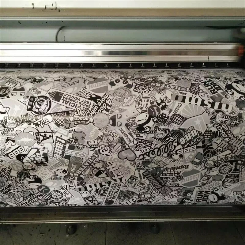 Черно белая виниловая пленка для автомобиля Размер пузыря: 1 50*30 м/рулон|vinyl film|film