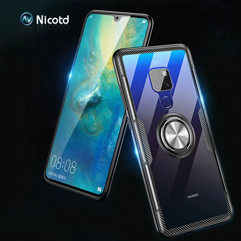 Мягкий ТПУ противоударный кольцевой чехол для huawei mate 20 pro 20X20 lite, задняя крышка для телефона huawei mate 20 20pro, сумки