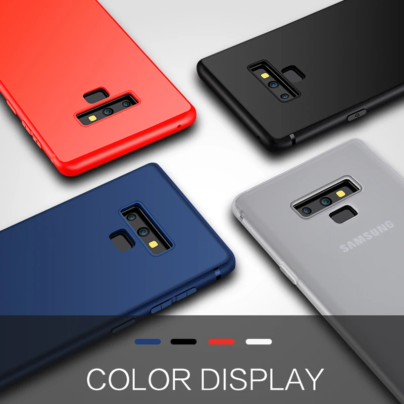 TCICPC For Samsung Galaxy Note 9 Case Silicone Luxury Slim Matte TPU Soft Protective Phone Cases Cover Coque |