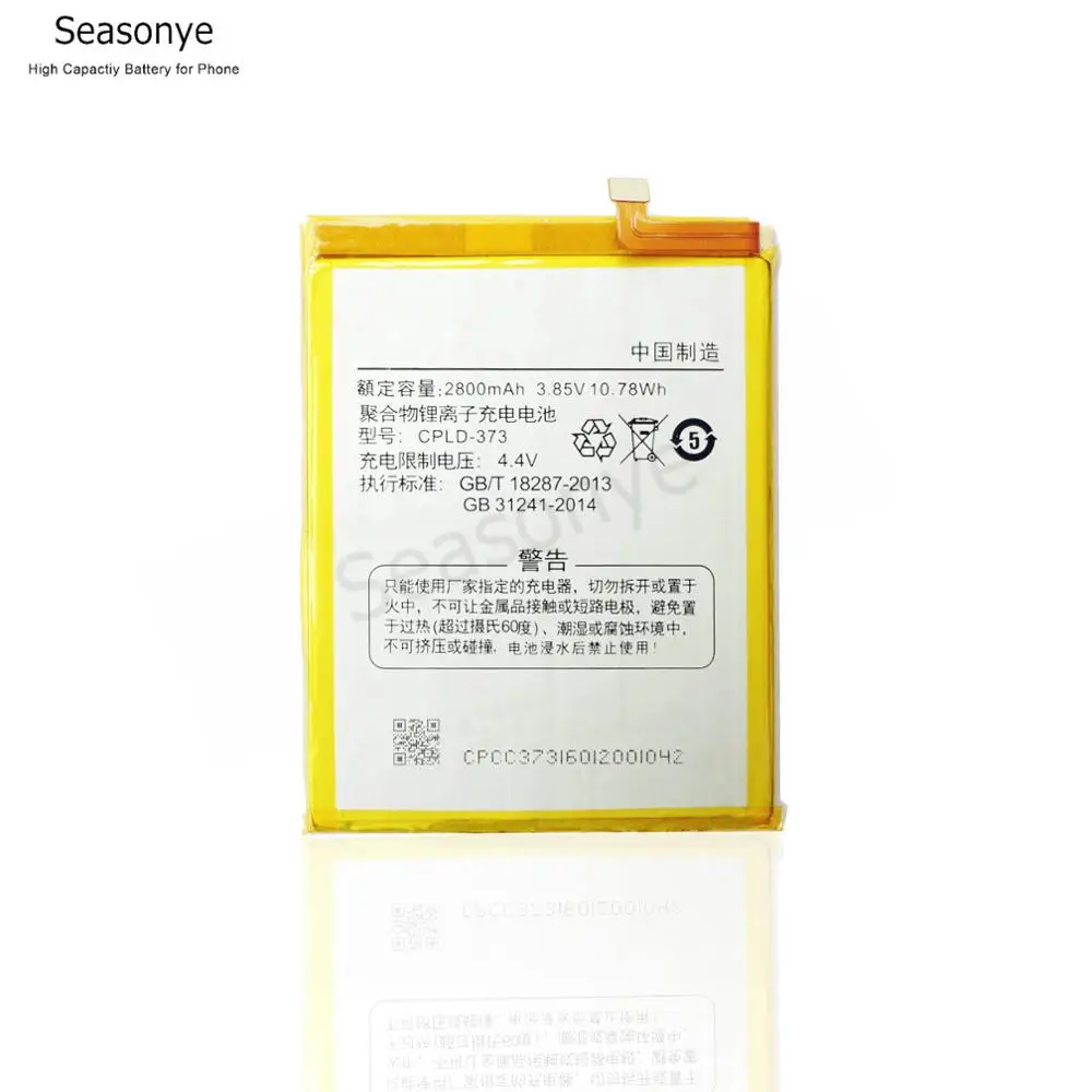 Seasonye 2800 мАч/10.78Wh CPLD 373 / CPLD373 запасная часть телефона Батарея Вертикальный чехол