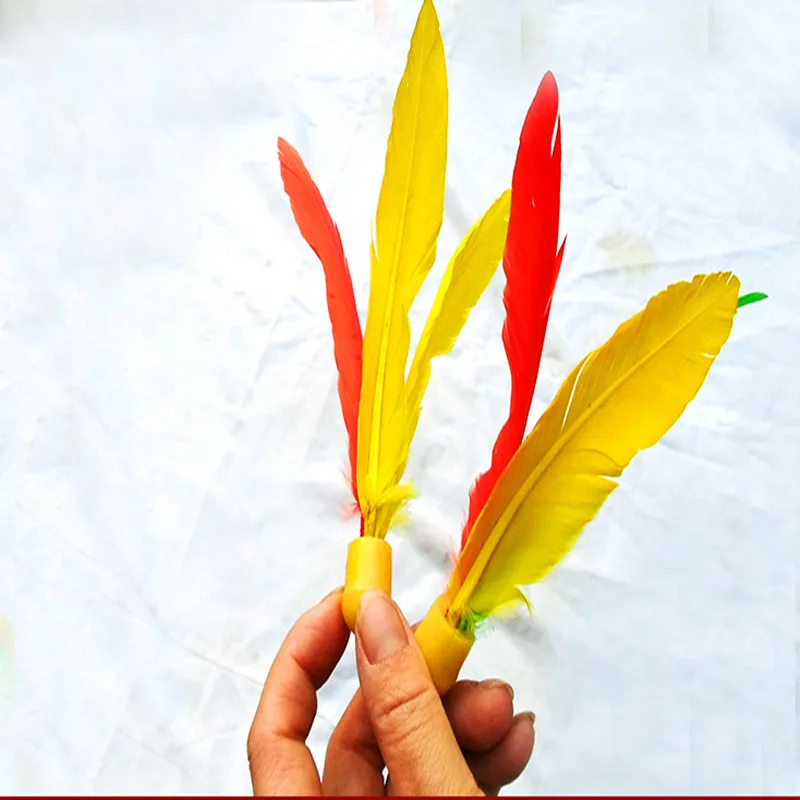 Cricket Ball Colorful Badminton Feather Material Shuttlecock Rubber Head Entertainment Exercise Relaxing Sporting | Спорт и