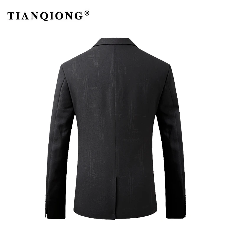 TIAN QIONG 2018 New Autumn Winter Mens Blazers Casual Suits Slim Fit Men And Jackets Brand Clothing OUTWEAR M-3XL |