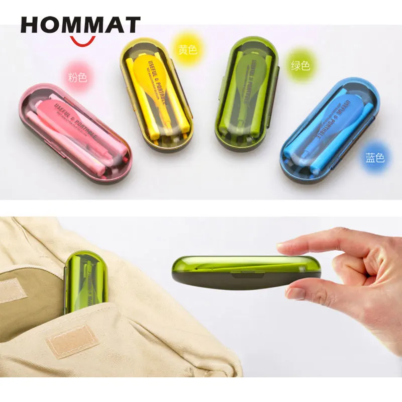 набор столовых приборов Портативный пластиковый для путешествий Набор ложки