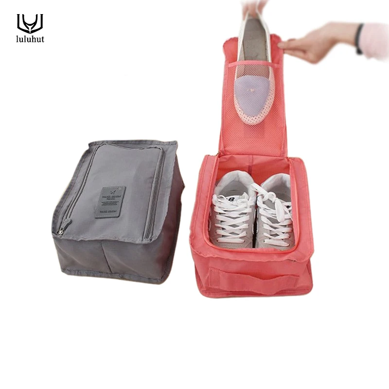 

luluhut mesh shoe storage bags travel shoe bag portable handle waterproof shoes tote pouch shoe organizer underwear storage bag