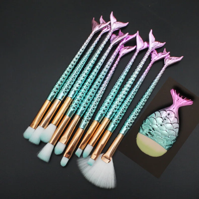 11 шт. кисти для макияжа с единорогом|makeup tools|brush setcontour blush |