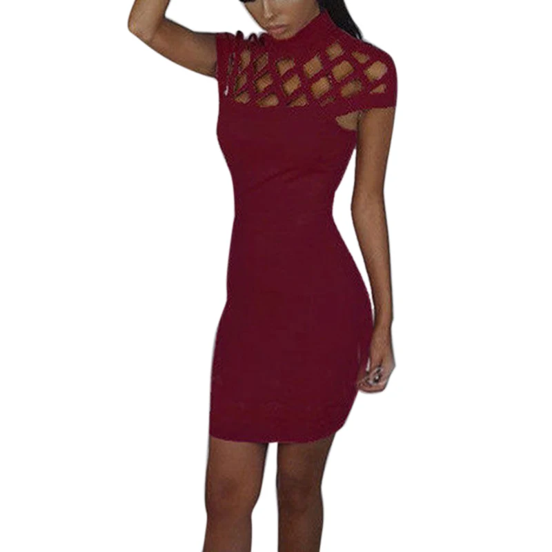 Облегающее мини-платье CALOFE черное облегающее платье с вырезом лодочкой и 2018 |