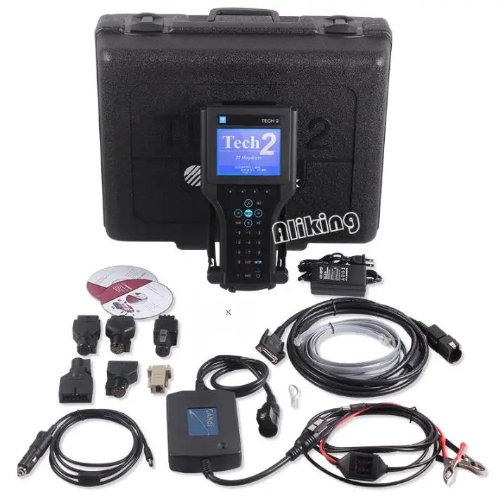 black plastic case Диагностический инструмент Opel Tech2 для G-M tech 2 с Candi tis2000 tech 2(для G-M/SAAB/OPEL/SUZUKI/ISUZU/Holden - Цвет: black plastic case