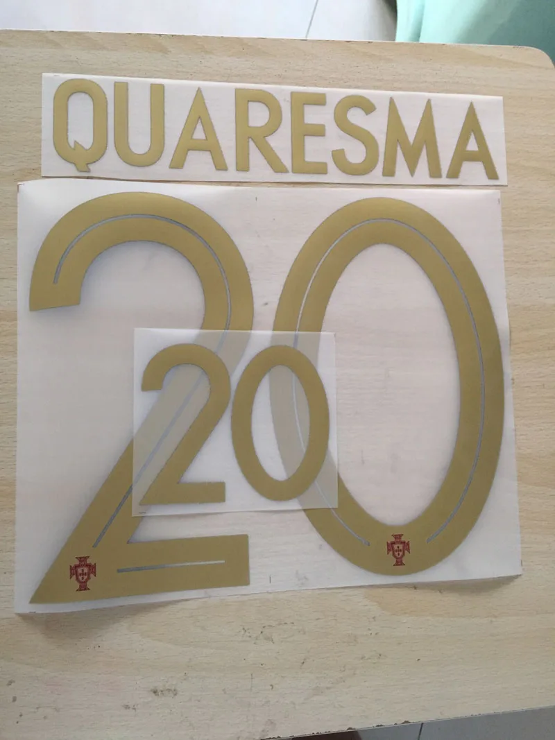 Quaresma Коллекция года. Футбольная нашивка с напечатанным рисунком Ronaldo Nameset Quaresma Andre Silvia - Цвет: Quaresma