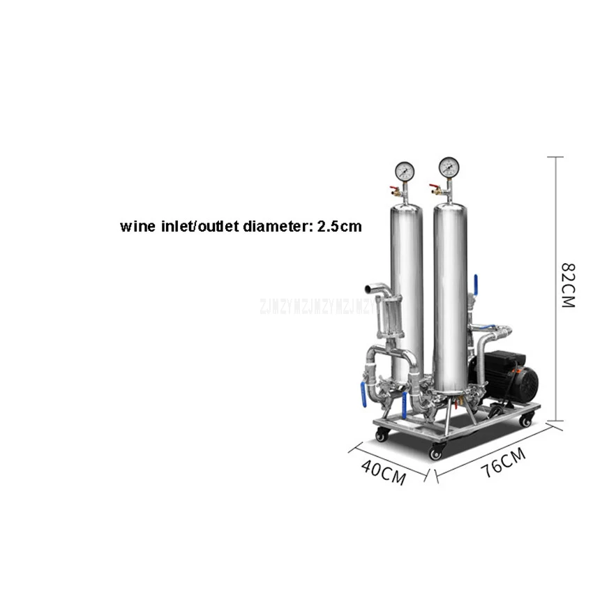 

Double Pot Type Stainless Steel Liquor Filter Automatic Liquor Aging Machine Fruit Beer Wine Catalyzing Aging Filter Equipment